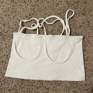 White going out top